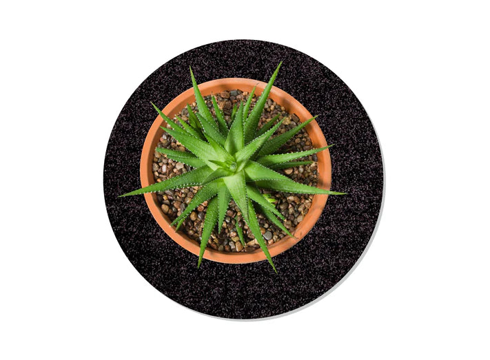 Blumentopfunterlage flora aus Polyamid|von Keilbach|schwarz|Verschiedene Größen ab Ø 25 cm