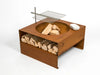 Feuerschale light my fire.cube aus wetterfestem Stahl|von Keilbach|80 x 80 x 44 cm