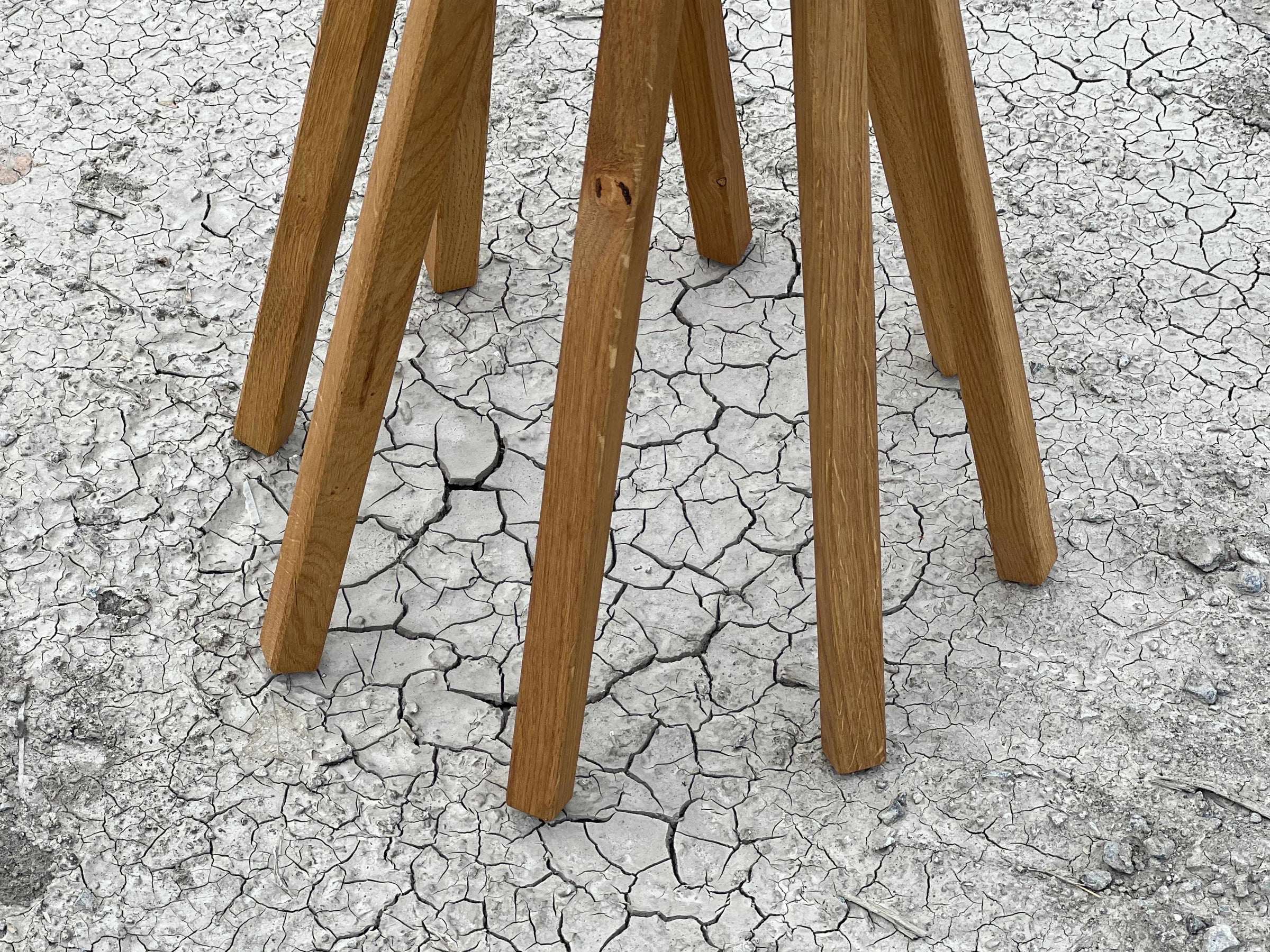 Garderobenständer Marylin aus Eiche oder Wild-Esche| von Keilbach| Höhe: 162 cm|Ø: 60cm