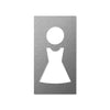 Piktogramm mark aus Edelstahl|von Keilbach|H: 13 cm|verschiedene Motive