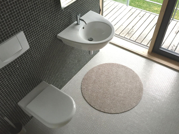 Fußmatte point aus Polyamid|von Keilbach|schwarz|Ø 85 cm|Ø 115 cm
