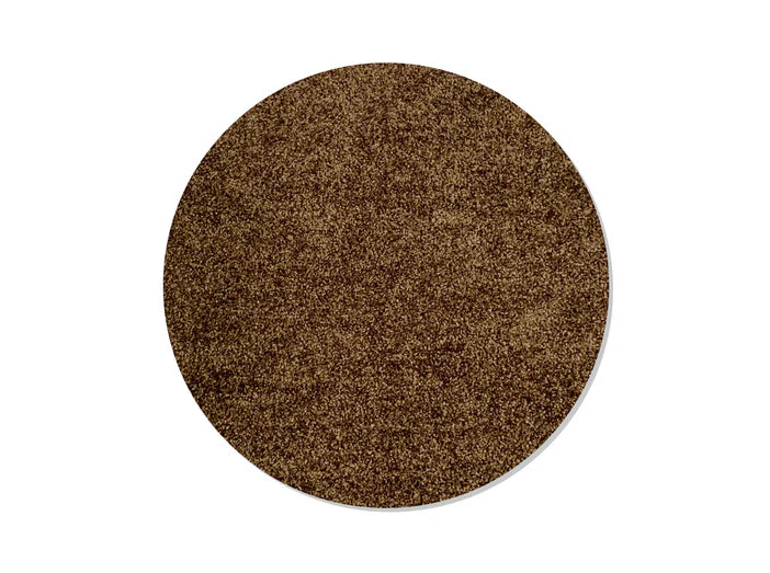 Fußmatte point aus Polyamid|von Keilbach|braun|Ø 85 cm|Ø 115 cm