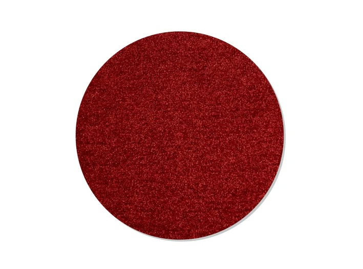 Fußmatte point aus Polyamid|von Keilbach|rot|Ø 85 cm|Ø 115 cm
