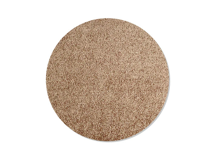 Fußmatte point aus Polyamid|von Keilbach|sandfarben|Ø 85 cm|Ø 115 cm