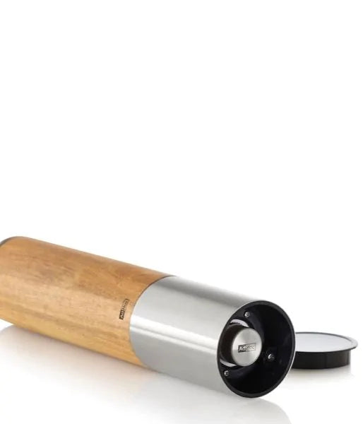 AdHoc Elektrische Pfeffer- oder Salzmühle eMill.5|H 22cm Ø 5cm|Edelstahl